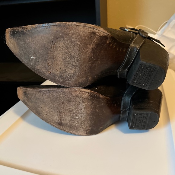 Corral Whip Stitch Black Boots -9.5 - Picture 6 of 7